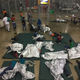Children inside the Rio Grande Valley Centralized Processing Center in Rio Grande City, Texas.